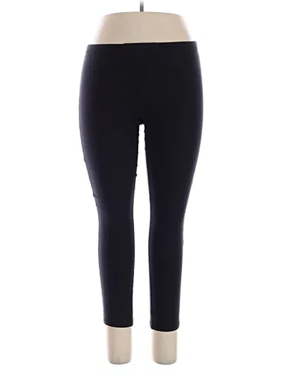 Pre-owned Cuddl Duds Active Pants In Black