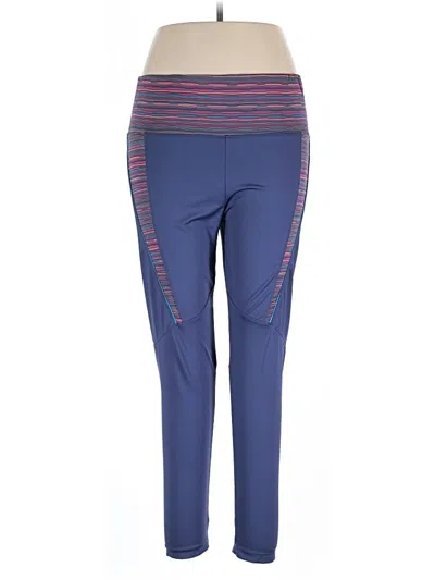 Pre-owned Cuddl Duds Active Pants In Blue