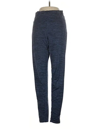 Pre-owned Cuddl Duds Active Pants In Blue
