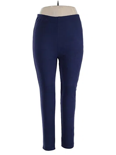 Pre-owned Cuddl Duds Active Pants In Blue