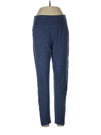 Pre-owned Cuddl Duds Active Pants In Blue