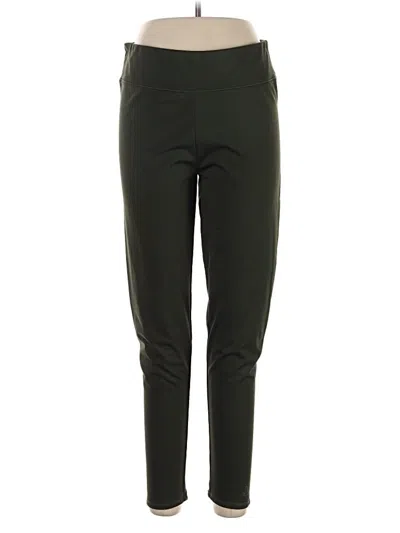 Pre-owned Cuddl Duds Active Pants In Green