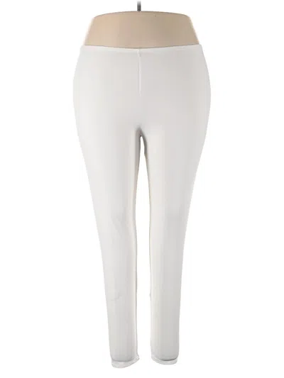 Pre-owned Cuddl Duds Active Pants In Ivory