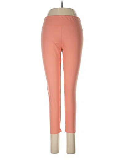 Pre-owned Cuddl Duds Active Pants In Orange