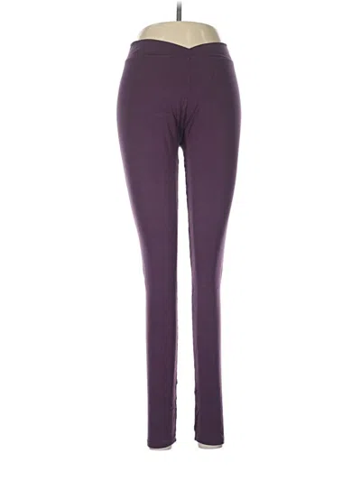 Pre-owned Cuddl Duds Active Pants In Purple