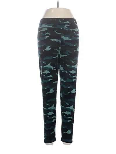 Pre-owned Cuddl Duds Active Pants In Teal