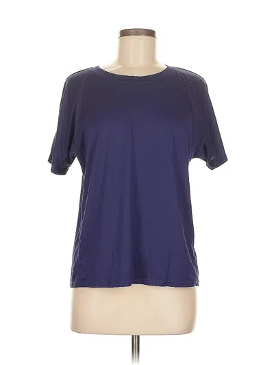 Pre-owned Cuddl Duds Active T-shirt In Purple