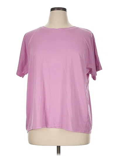 Pre-owned Cuddl Duds Active T-shirt In Pink