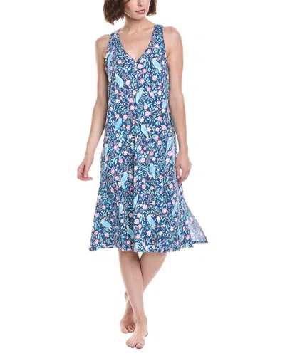 Cuddl Duds Ballet Nightgown In Blue