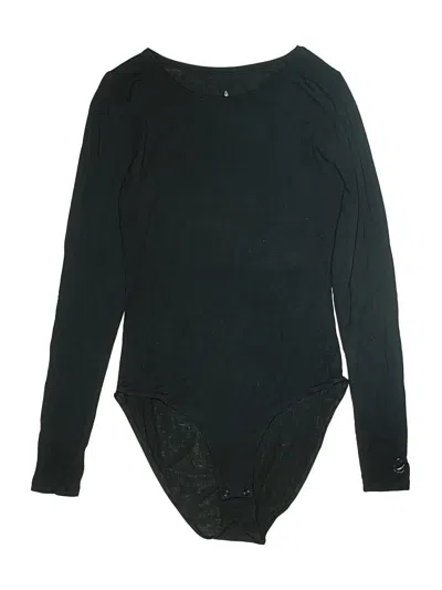Pre-owned Cuddl Duds Bodysuit In Black