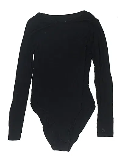 Pre-owned Cuddl Duds Bodysuit In Black