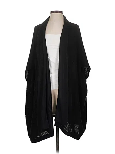 Pre-owned Cuddl Duds Cardigan Sweater In Black