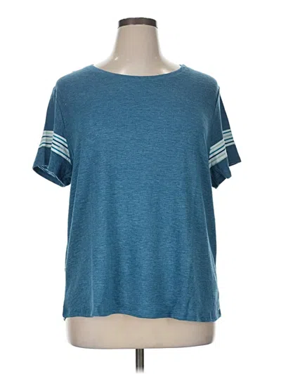 Pre-owned Cuddl Duds Cardigan Sweater In Blue