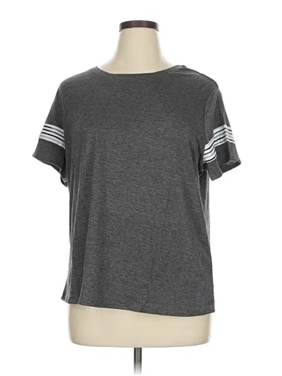 Pre-owned Cuddl Duds Cardigan Sweater In Gray