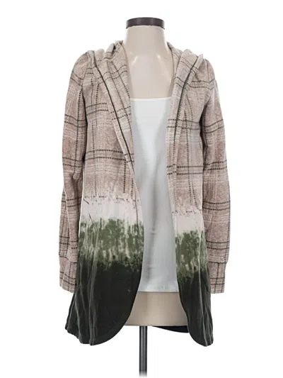 Pre-owned Cuddl Duds Cardigan Sweater In Gray