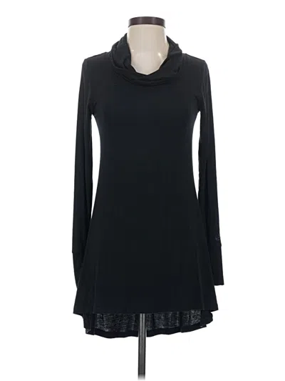 Pre-owned Cuddl Duds Casual Dress In Black