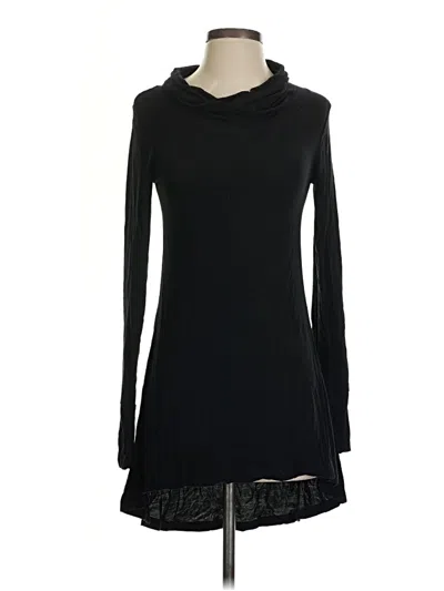 Pre-owned Cuddl Duds Casual Dress In Black