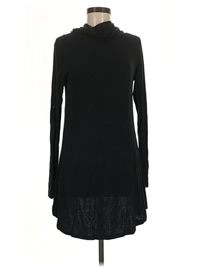 Pre-owned Cuddl Duds Casual Dress In Black