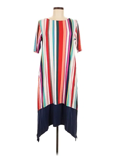 Pre-owned Cuddl Duds Casual Dress In Blue