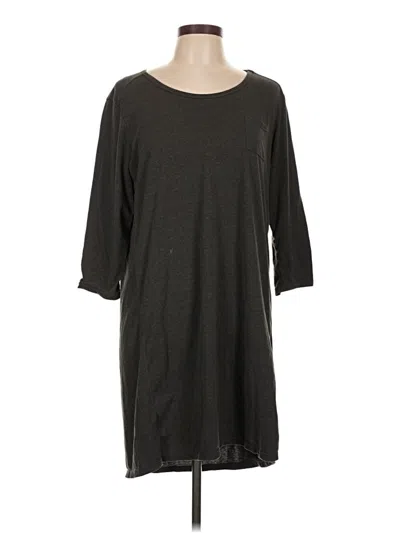 Pre-owned Cuddl Duds Casual Dress In Gray