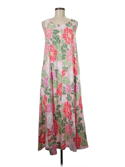 Pre-owned Cuddl Duds Casual Dress In Pink