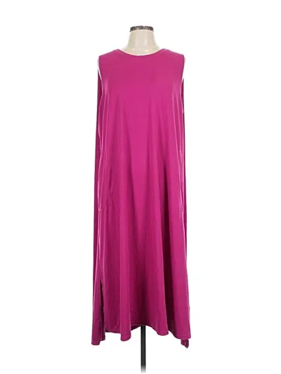 Pre-owned Cuddl Duds Casual Dress In Purple