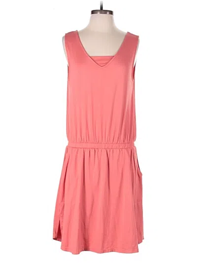 Pre-owned Cuddl Duds Casual Dress In Red