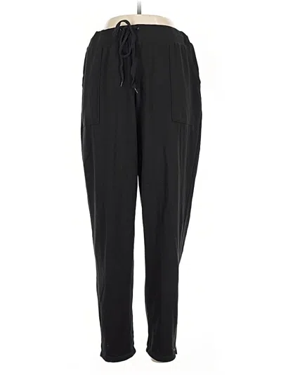 Pre-owned Cuddl Duds Casual Pants In Black