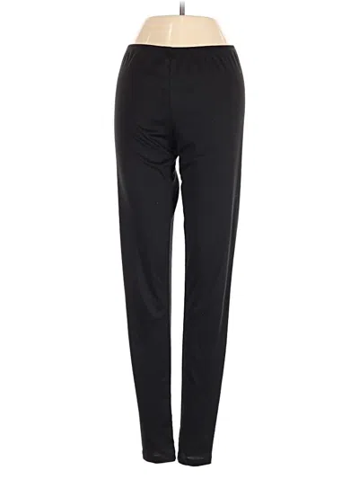 Pre-owned Cuddl Duds Casual Pants In Black