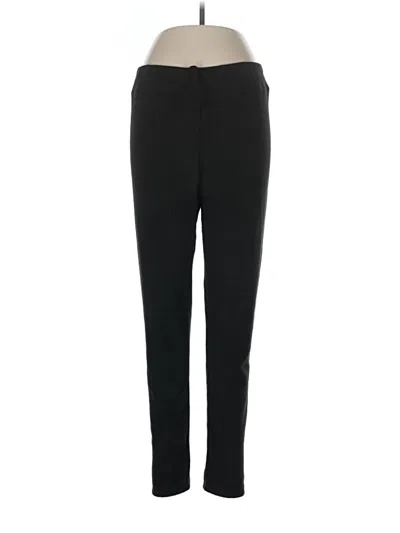 Pre-owned Cuddl Duds Casual Pants In Black