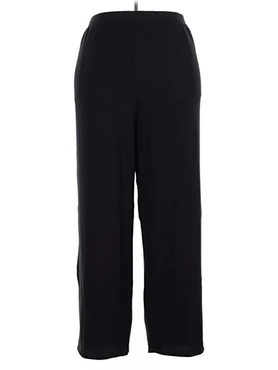 Pre-owned Cuddl Duds Casual Pants In Black