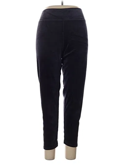 Pre-owned Cuddl Duds Casual Pants In Black