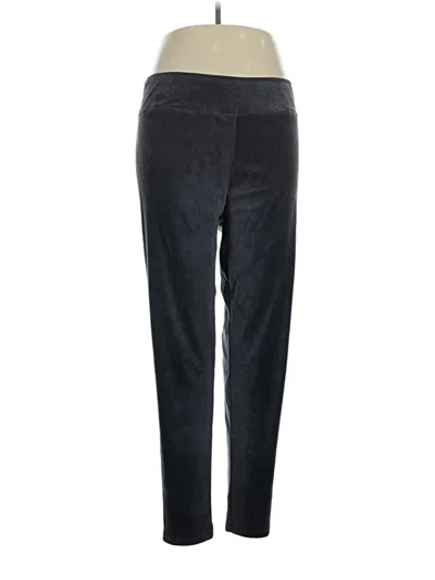 Pre-owned Cuddl Duds Casual Pants In Black
