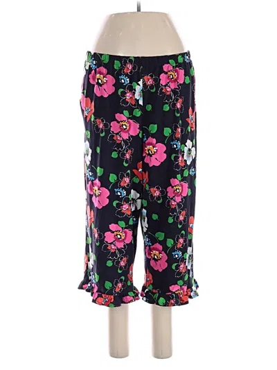 Pre-owned Cuddl Duds Casual Pants In Black