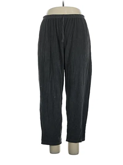 Pre-owned Cuddl Duds Casual Pants In Black