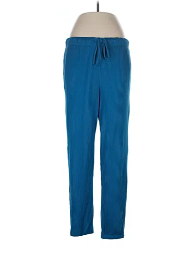 Pre-owned Cuddl Duds Casual Pants In Blue