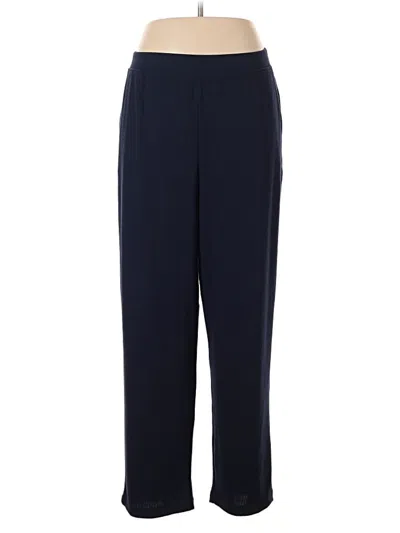 Pre-owned Cuddl Duds Casual Pants In Blue