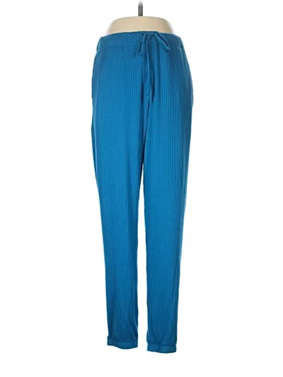 Pre-owned Cuddl Duds Casual Pants In Blue