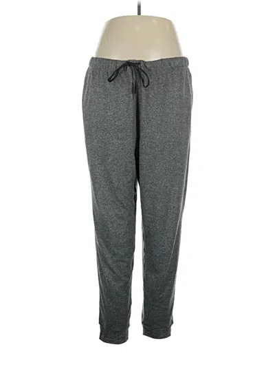 Pre-owned Cuddl Duds Casual Pants In Gray