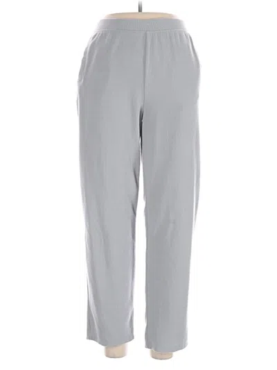 Pre-owned Cuddl Duds Casual Pants In Gray