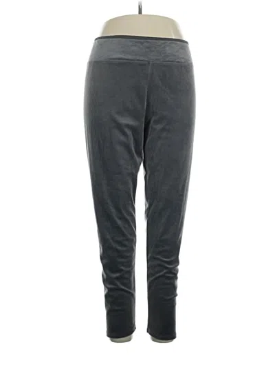 Pre-owned Cuddl Duds Casual Pants In Gray
