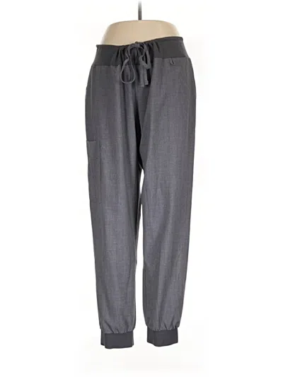 Pre-owned Cuddl Duds Casual Pants In Gray