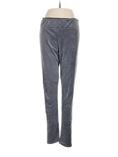 Pre-owned Cuddl Duds Casual Pants In Gray