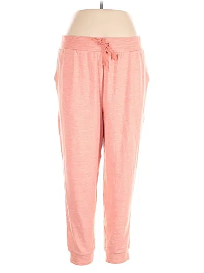 Pre-owned Cuddl Duds Casual Pants In Pink