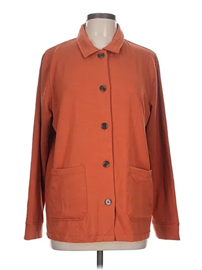 Pre-owned Cuddl Duds Coat In Orange