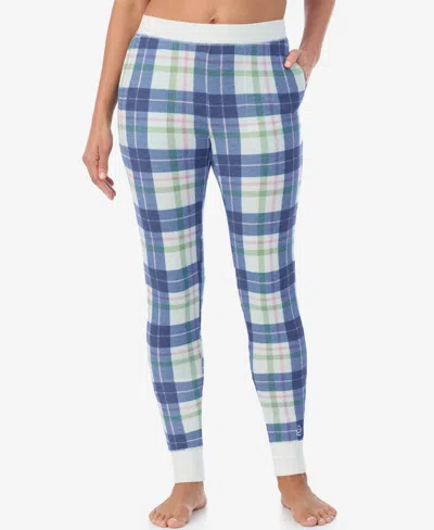 Cuddl Duds Petite Cozy Stretch Thermal Leggings In Blue