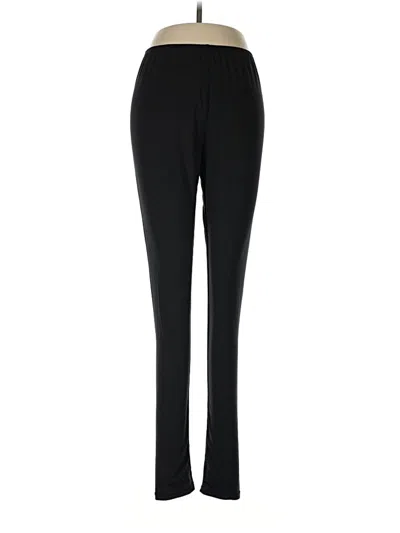 Pre-owned Cuddl Duds Dress Pants In Black
