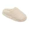 Cuddl Duds Faux Shearling Womens Clog Slippers In White