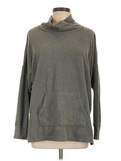 Pre-owned Cuddl Duds Fleece Jacket In Gray