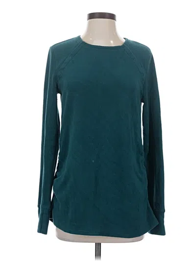 Pre-owned Cuddl Duds Fleece Jacket In Teal